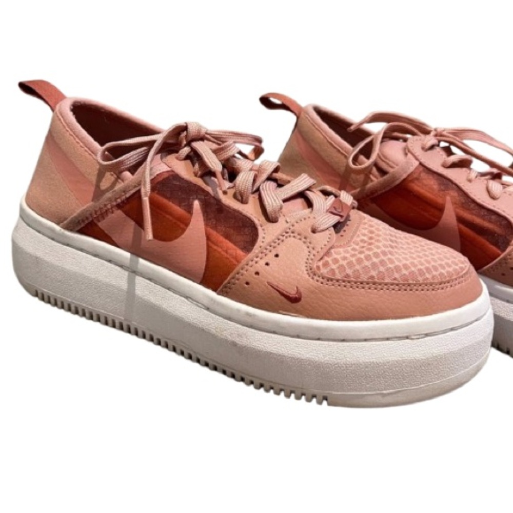 Nike Womens Court Vision Alta TXT Lifestyle Lace Up